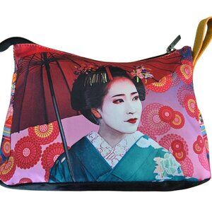 Teo Jasmin Toiletry Pouch Cosmetic Bag Japanese Maiko NWOT Makeup Bag
